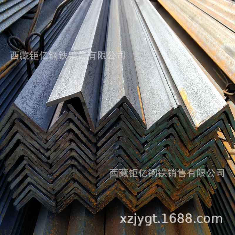 厂家批发Q345B等边角钢 等边热镀锌角钢黑角钢切割建筑工程角钢