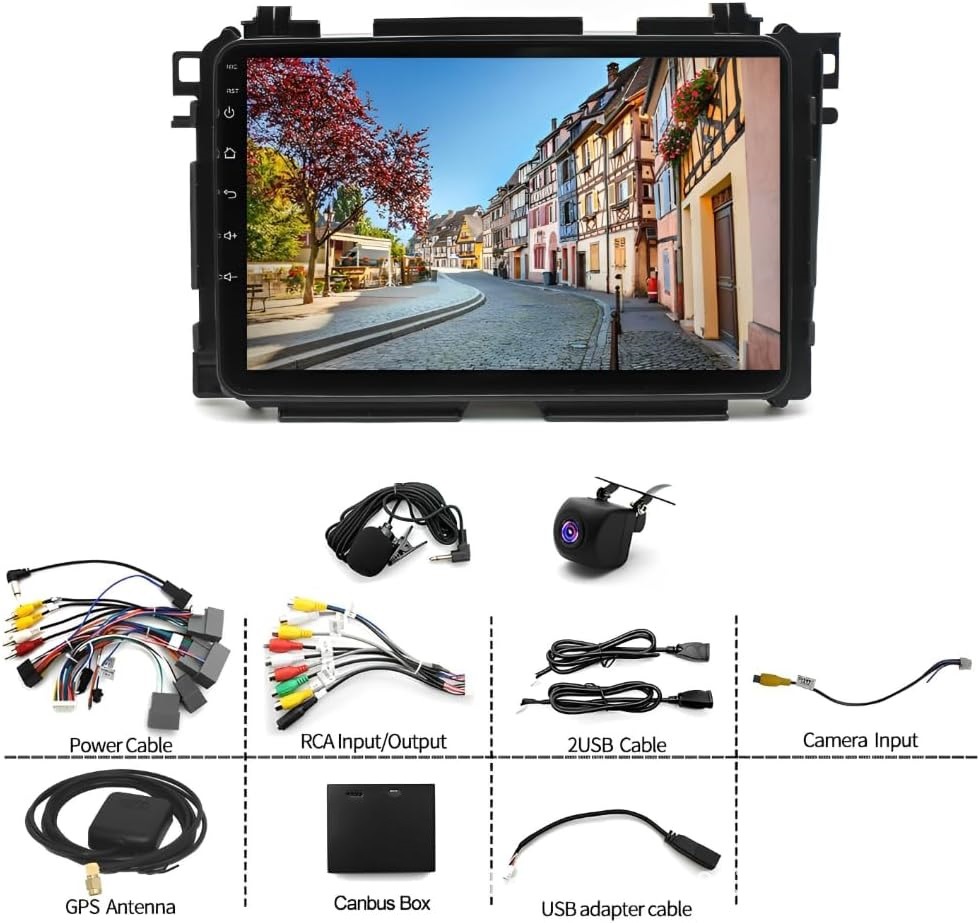 Suitable for Honda XR-V HR-V Binzhi reversing image HD display car Android large screen navigator