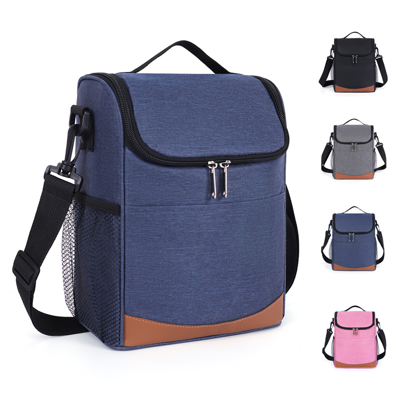 Nueva bolsa de picnic de tela de Oxford bolsa de hielo al aire libre bolsa de aislamiento para viajar al trabajo bolsa de comida impermeable explosión catiónica