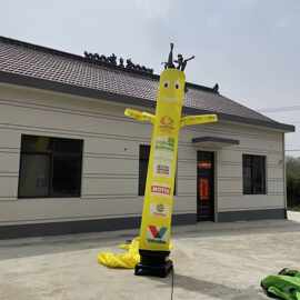 充气摇摆跳舞人偶广告庆典招手财神空中舞星小丑卡通气模厂家