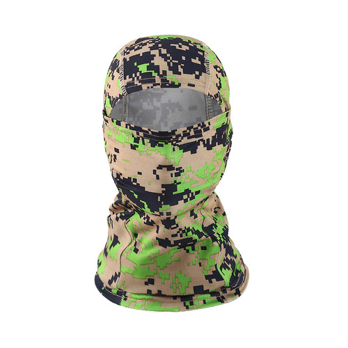 Cross-border Amazon outdoor cycling sunscreen ice silk mask dustproof and windproof hood breathable quick-drying chief hat