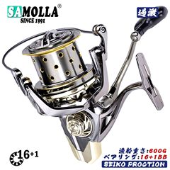 Full Metal Long-Range Spinning Wheel with No-Gap Seawater Protection for Large-Scale Deep Sea Fishing Tackle Wholesale 8000-12000