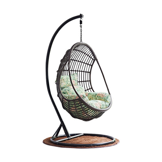 Bird's Nest swing hanging basket single swing hanging chair rattan chair cradle outdoor balcony bracket hammock indoor rattan chair