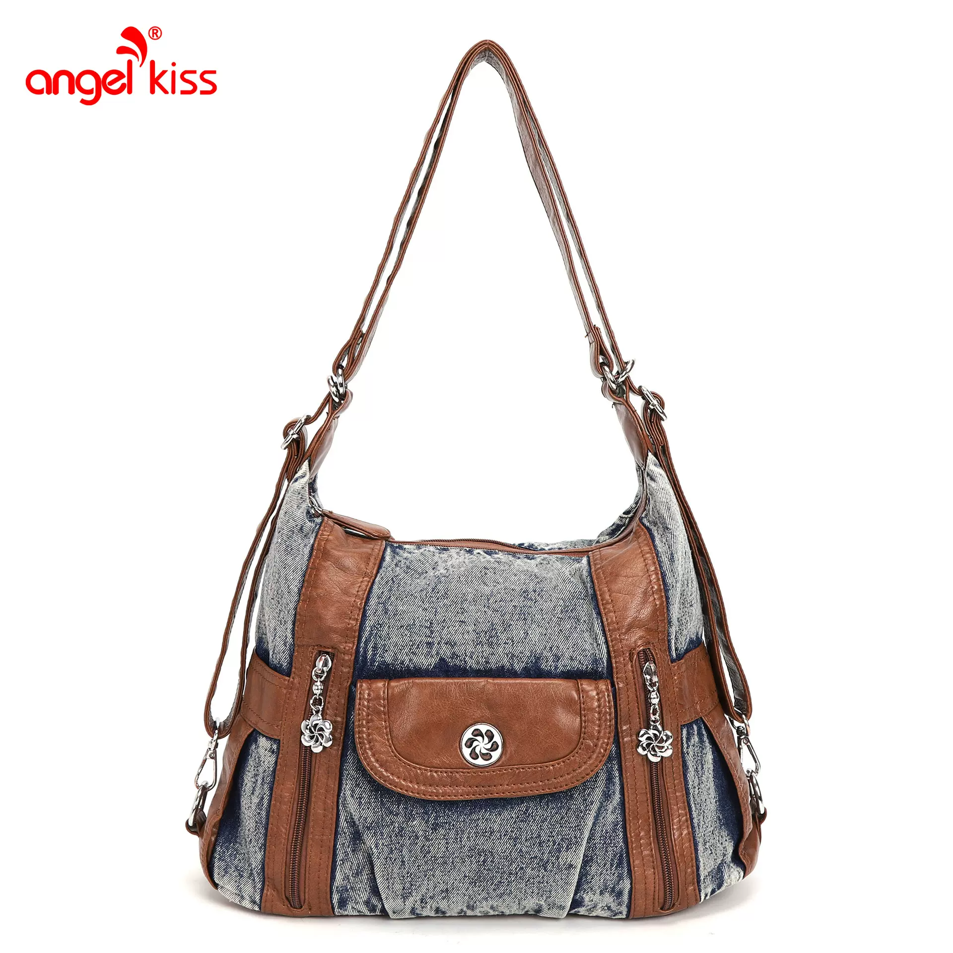 亚马逊跨境女士手提包多功能休闲单肩斜挎包时尚托特包批发