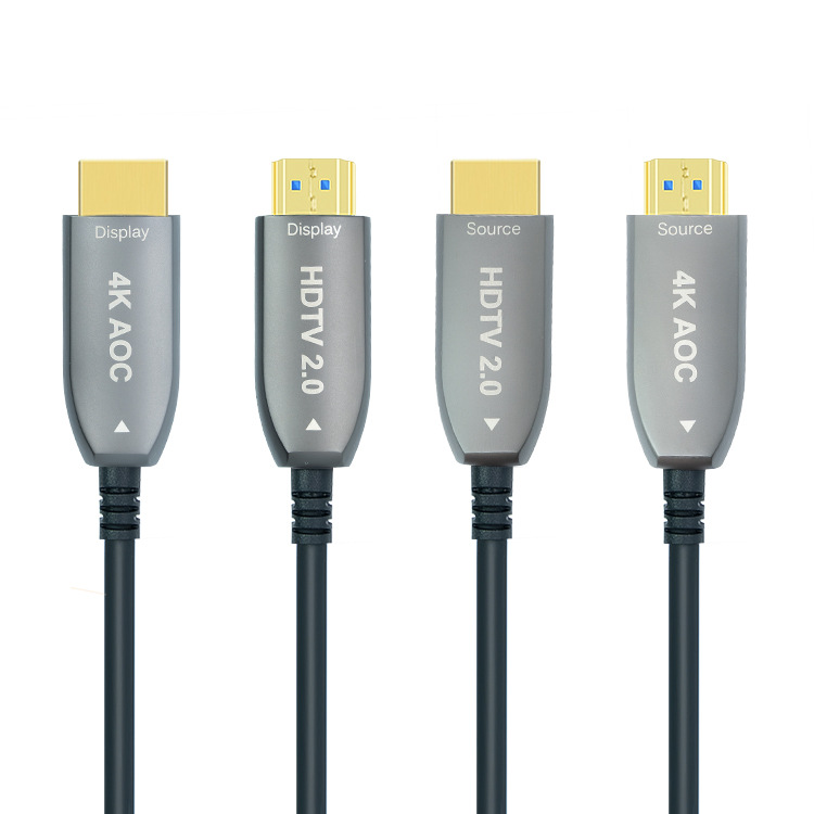 Fiber Optic HDMI Cable Version 2.0 4K60Hz Connects to Computer Display Game Console Set-Top Box Cross-Border E-Commerce Hot Sale