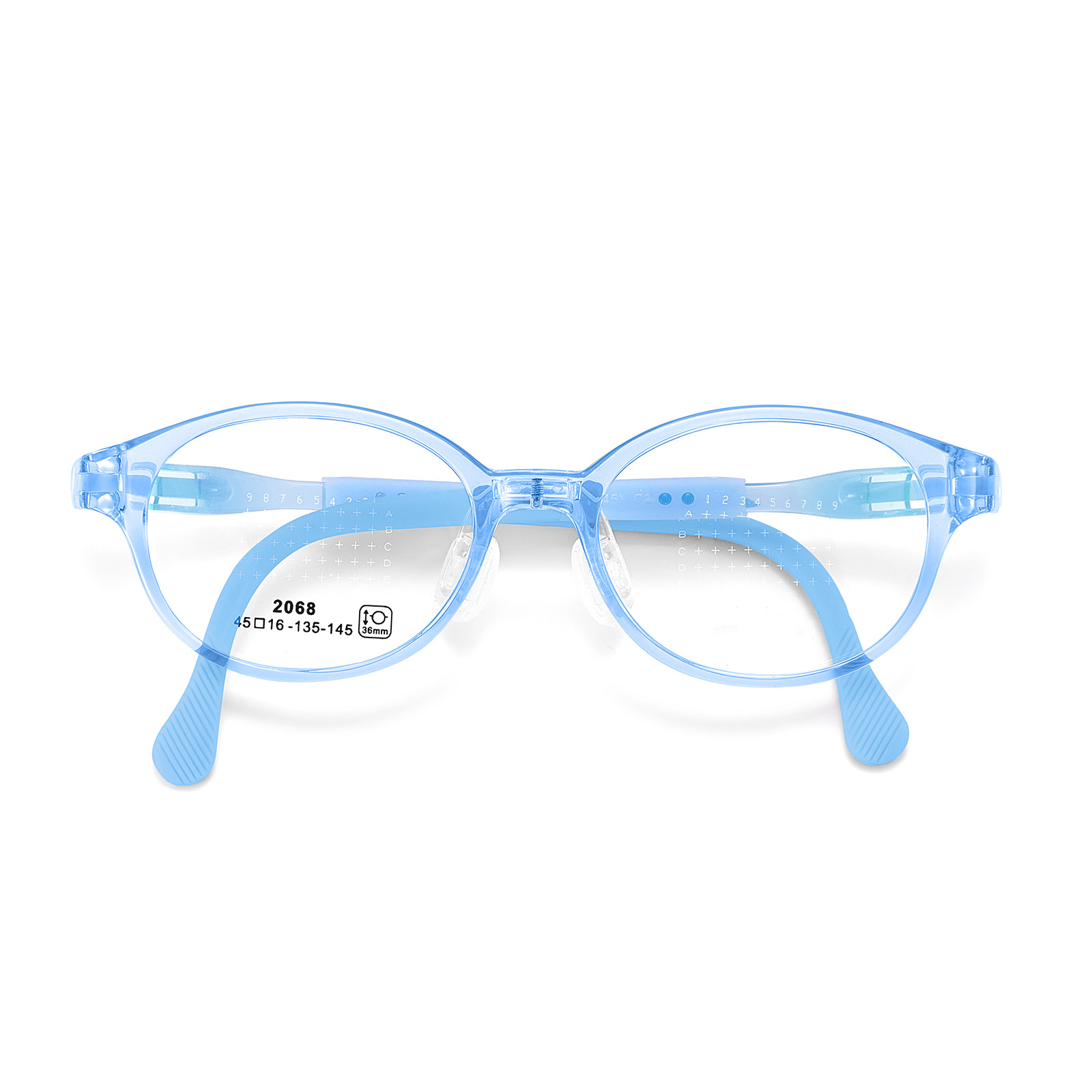 Protección de los ojos de los niños, protección de la piel, marco de gafas TR, ajuste hacia arriba y hacia abajo de silicona, fijación de fijación de la nariz, ajuste de la cornisa de las gafas