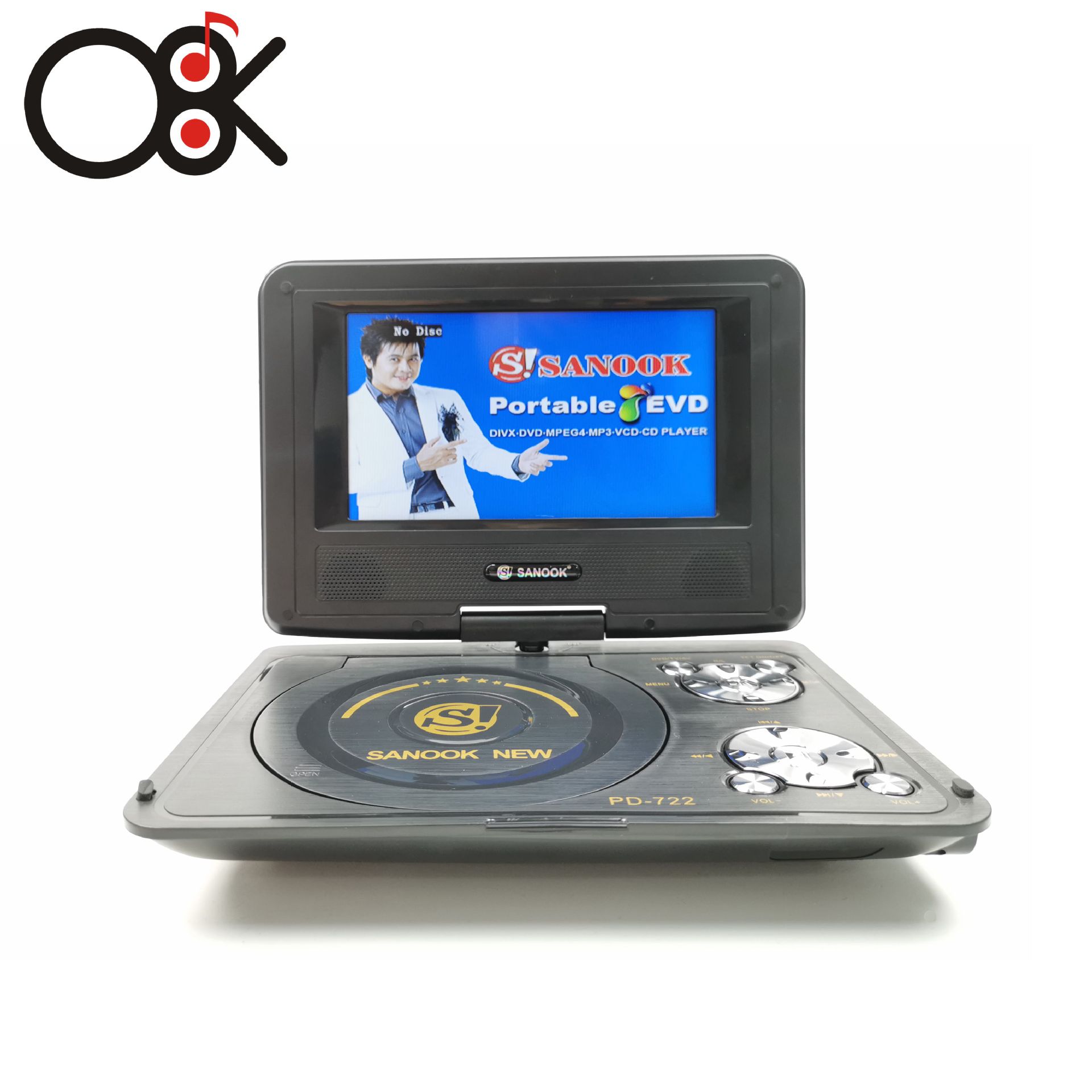 Factory Direct supply 8.8-inch portable DVD portable PD-722 HD player cross-border