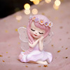 Manufacturer supply Flower Fairy Girl inS Wind Girl Heart Flower Ring Girl Swing Room Decoration Crafts