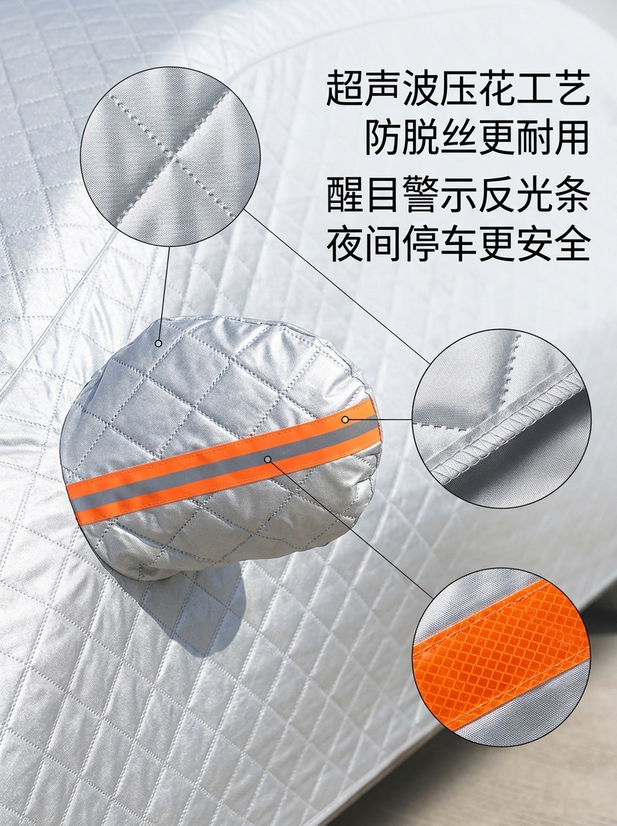 Car snow cover for the front windshield, winter snow protection cover, thickened car cover, half cover for frost and snow protection
