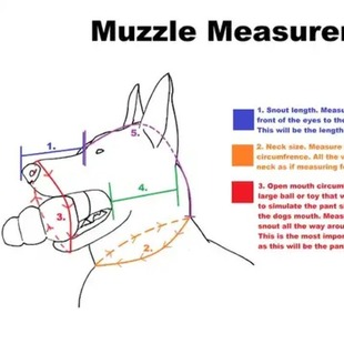 Dog muzzle anti-bite pet muzzle pvc soft material