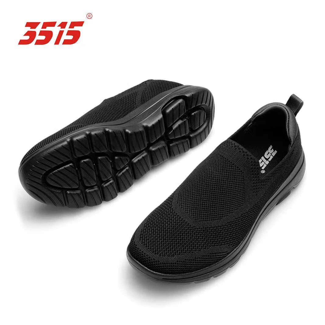 3515 черная летающая тканая обувь мужская легкая дышащая спортивная обувь на открытом воздухе повседневная одиночная обувь единица профессиональная летняя тканая обувь