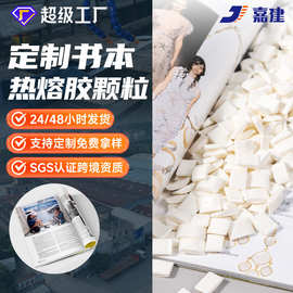 嘉建书本胶装热熔胶粒书写纸胶装机胶粒高粘书本热熔胶粒书本背胶
