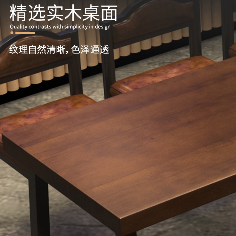 Bar, lounge, small pub, industrial-style barbecue restaurant, hot pot restaurant, grilled fish restaurant, crayfish restaurant, street food stall table and chair combination