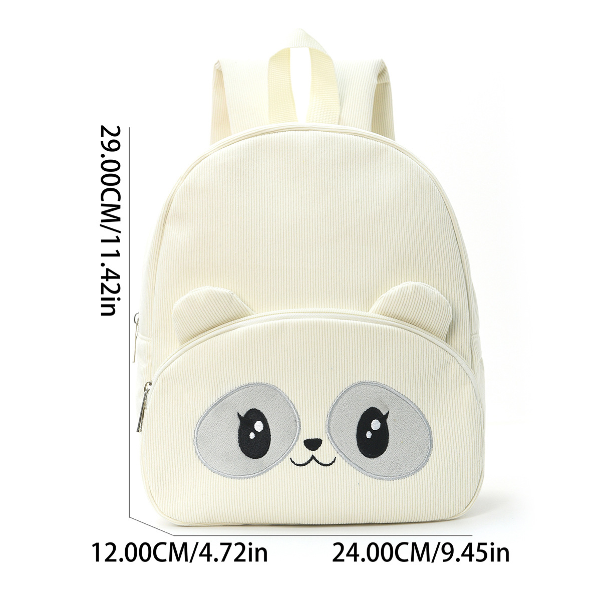 Kids Cartoon Plush Backpack Large Capacity Cute Bear School Bag_voghion.com