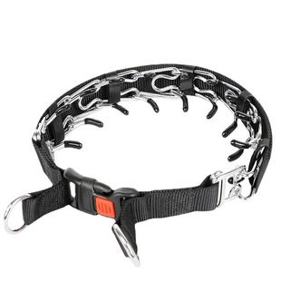 Pet Supplies Amazon New Black Cloth with Velcro Detachable Dog Collar Outdoor Dog Chain Foreign Trade