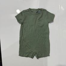 厂家批发童装 跨境婴幼儿男婴童装 条纹连衣服 棉短袖连体衣爬服