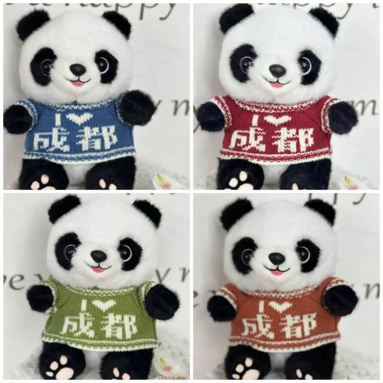 Plush bear clothes — changeable sweatshirts & sweaters for 20–50 cm bears, assorted designs