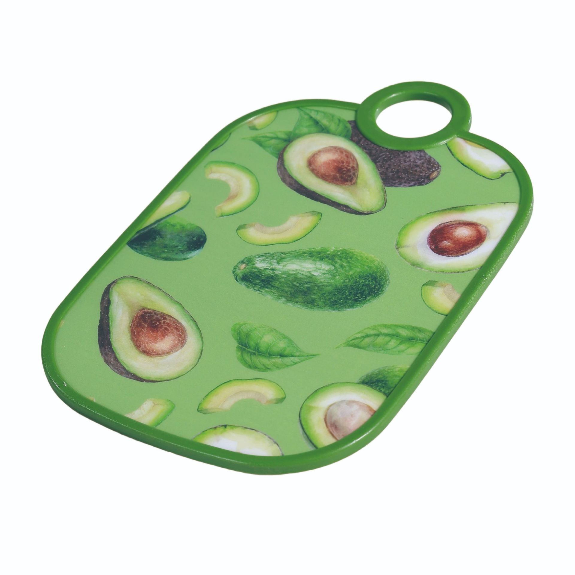 Patrón de aguacate creativo tablero de corte de verduras de grado alimenticio antibacteriano antimoque PP tablero de corte de plástico tablero de cocina antideslizante image 7
