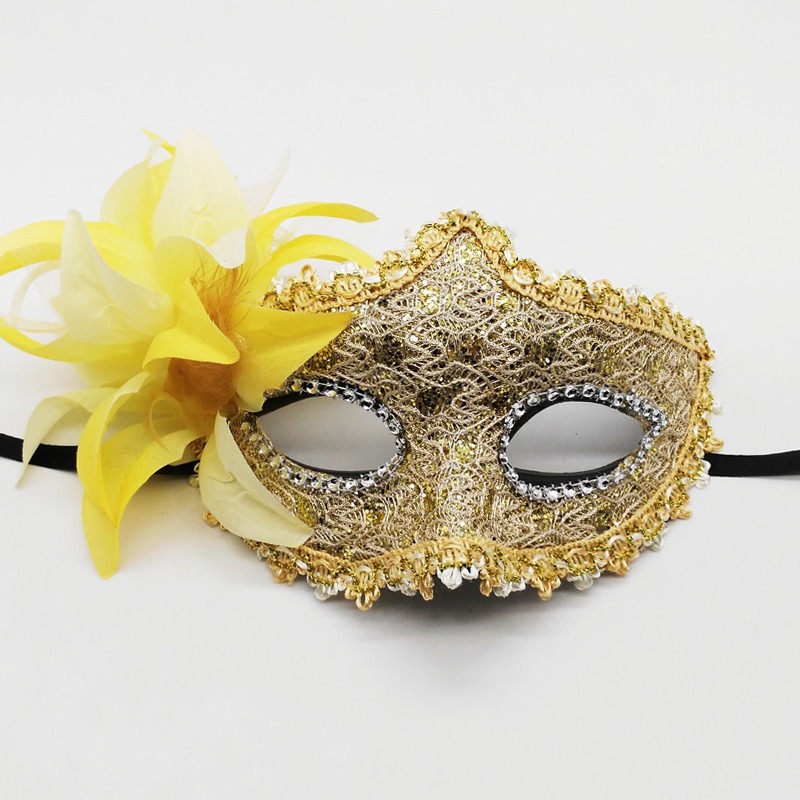 Amazon venta de flores laterales rosas de encaje veneciano máscaras máscaras de mascaras de fiesta