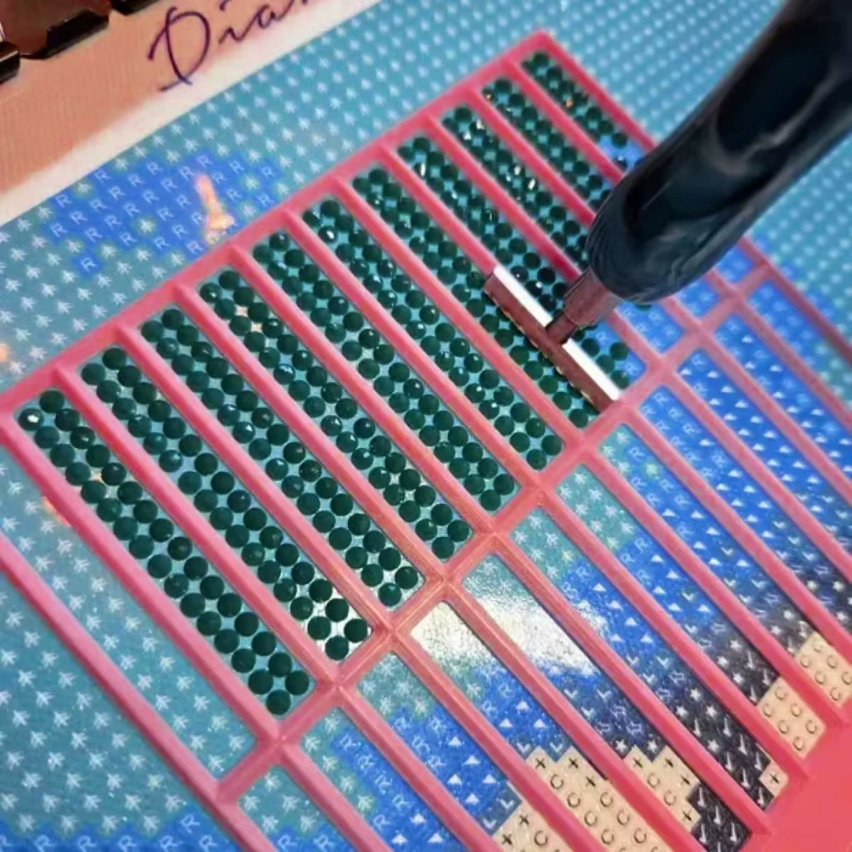 Инструменты для алмазной живописи с 3D-печатью, независимая станция, новый продукт, креативная линейка для алмазного искусства 3D для дома