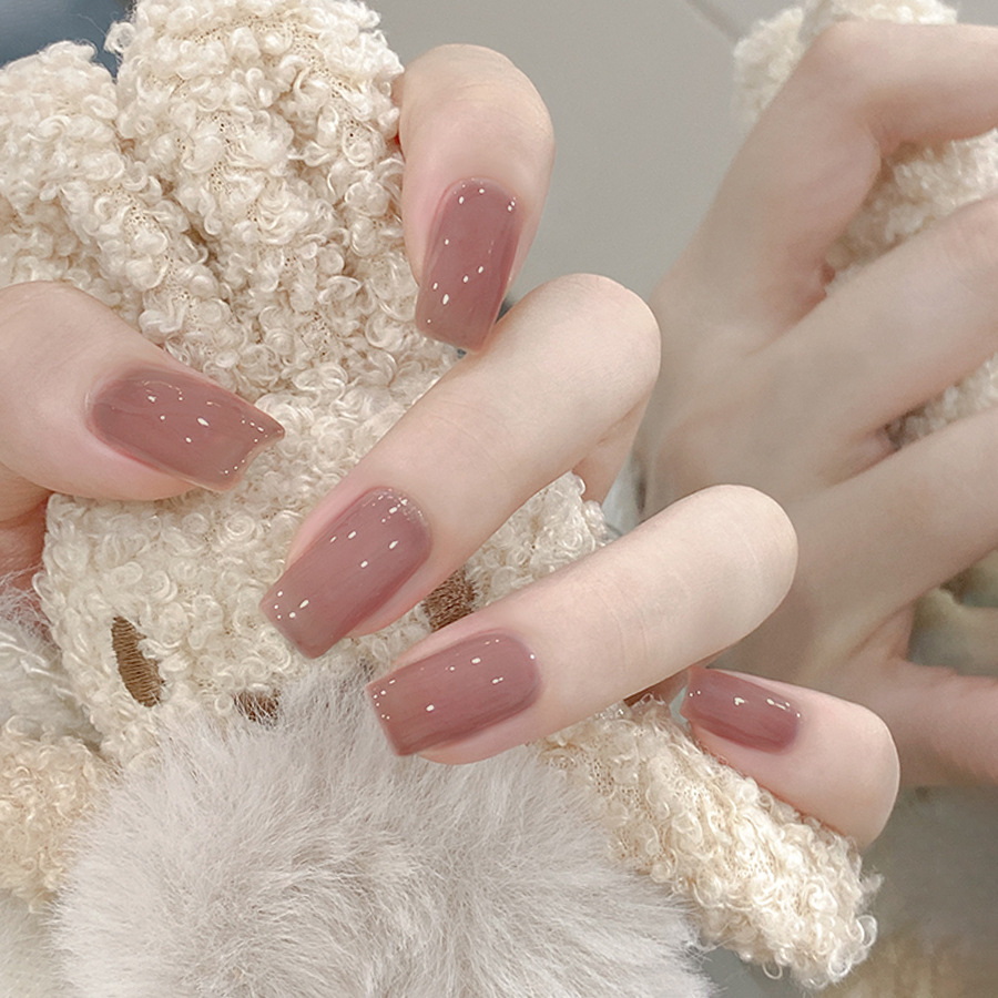 Esmalte Gel UV Traslúcido Nude de Secado Rápido con Capa de Sellado para Salón de Uñas