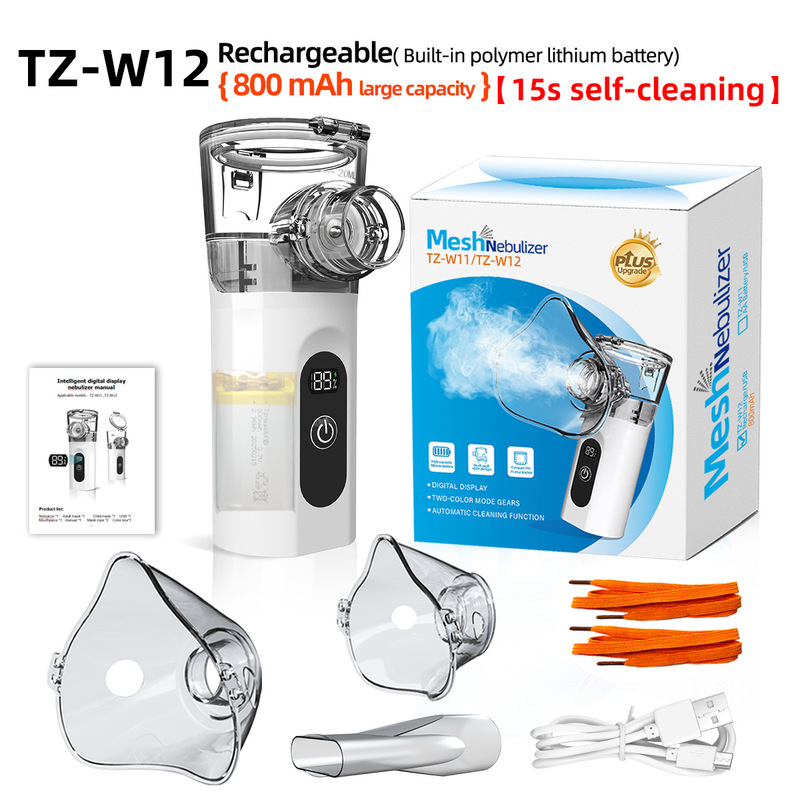 Tz-W12 English Atomizer Handheld Silent Export Digital Display Atomizer Colorful Rechargeable Home Use Sprayer Tz-W12 English Atomizer Handheld Silent Export Digital Display Atomizer Colorful Rechargeable Home Use Sprayer