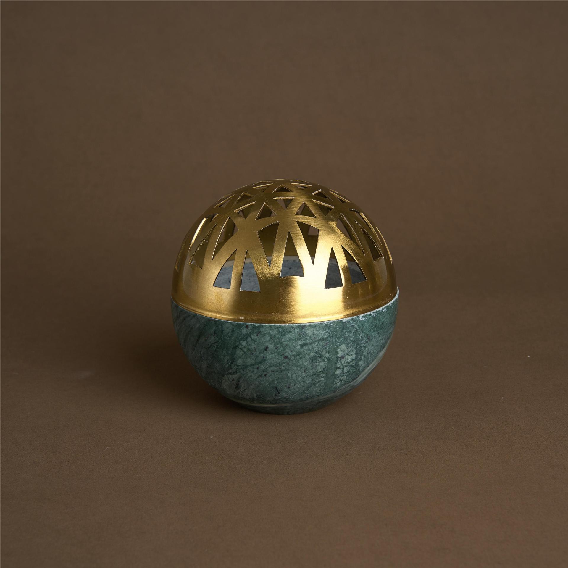 녹색 향로 10*10cm