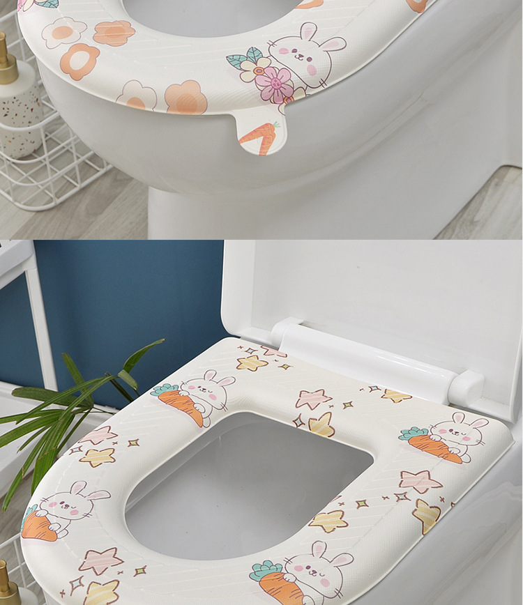 Cute Pastoral Animal Eva Toilet Mat display picture 1