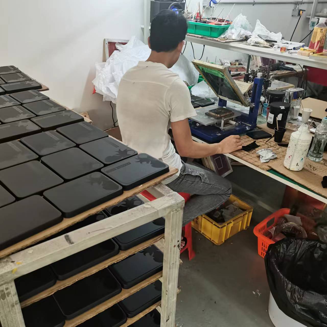 工厂专业加工移印丝印金属塑胶LOGO UV打印来图打样