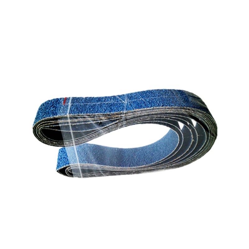 Nuevo cinturón abrasivo transfronterizo 915*50 corindón de circonio traje de cinturón abrasivo azul corindón de circonio cinturón abrasivo fabricante de cinturón de pulido