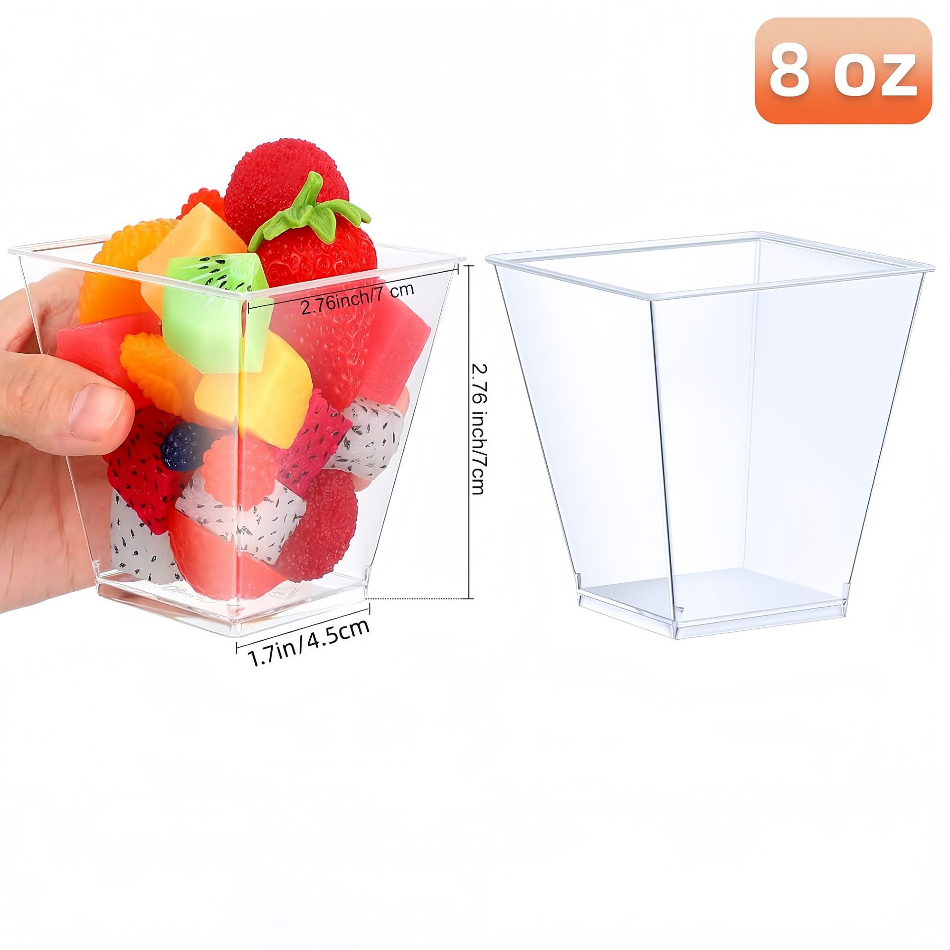 Vaso Desechable de Plástico para Mousse de Plástico PS Desechable para Postres y Repostería image 59