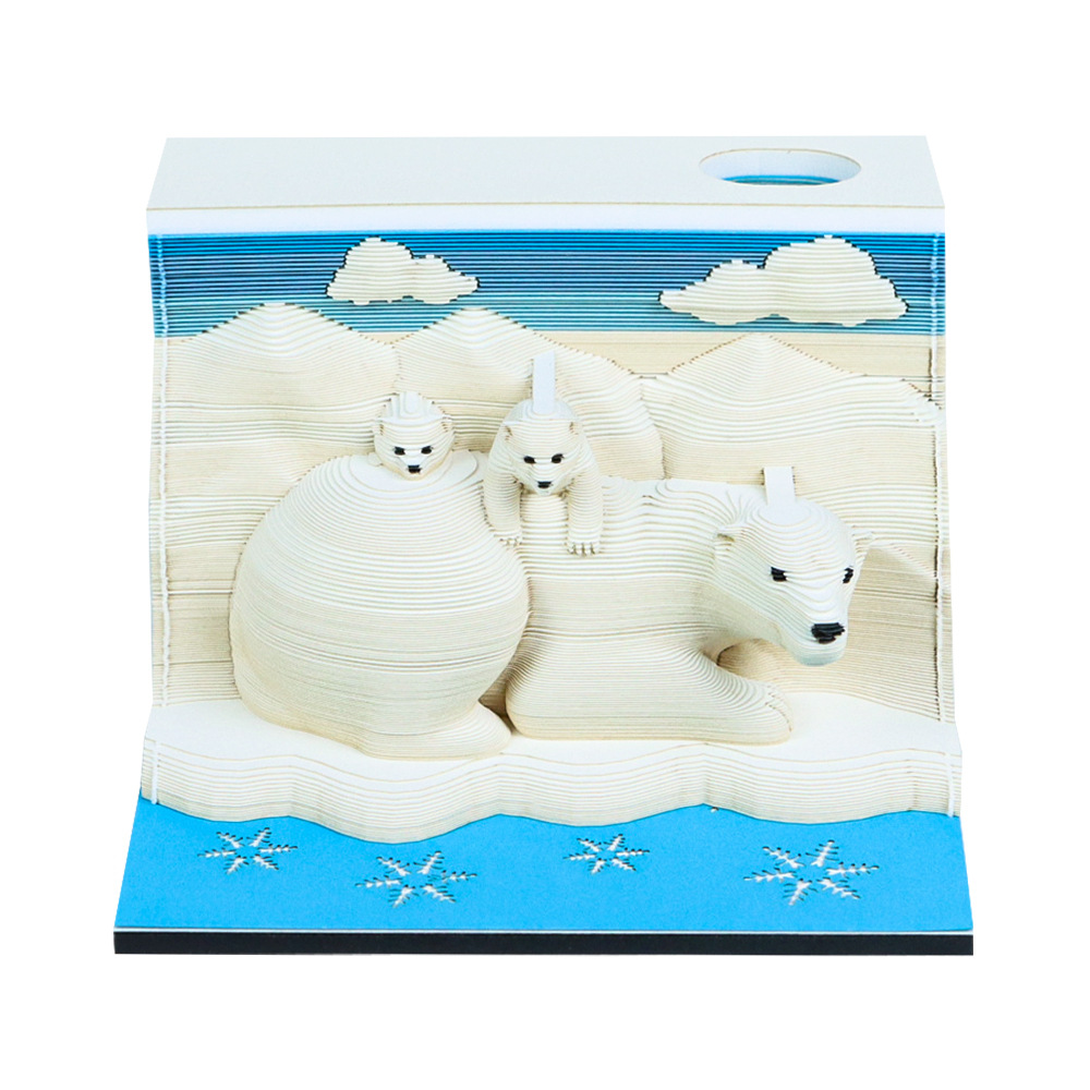 Little White Bear-2026 영어 주간 달력