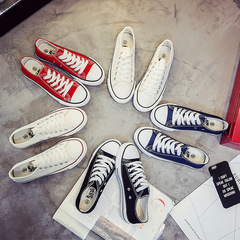 2023 Spring New Ins Casual Sneakers Trendy Matchable Canvas Shoes Men's Board Shoes Low White Shoes Summer H01