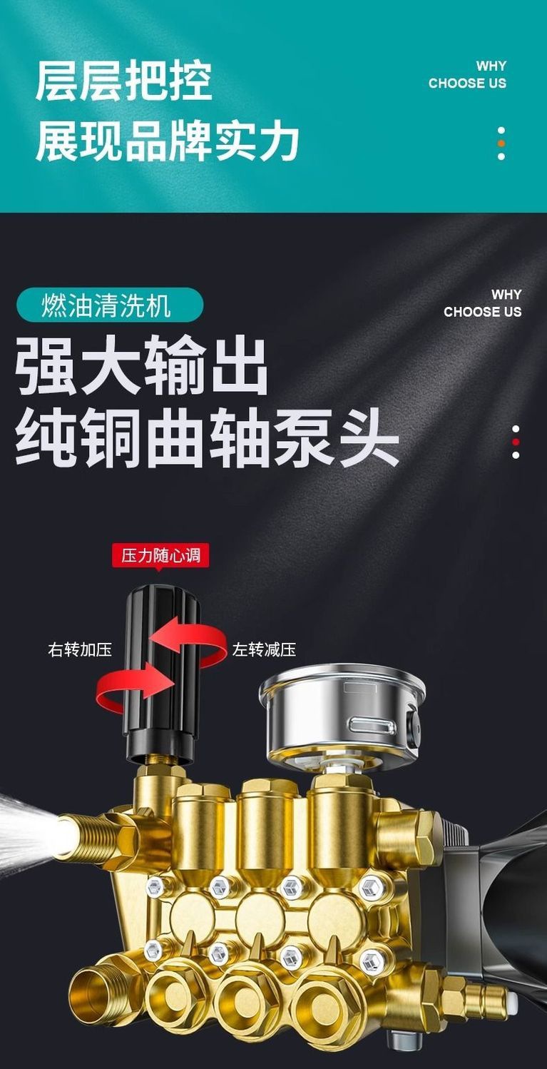 Gasoline Diesel High Pressure Washer Commercial Mobile Cleaning Machine