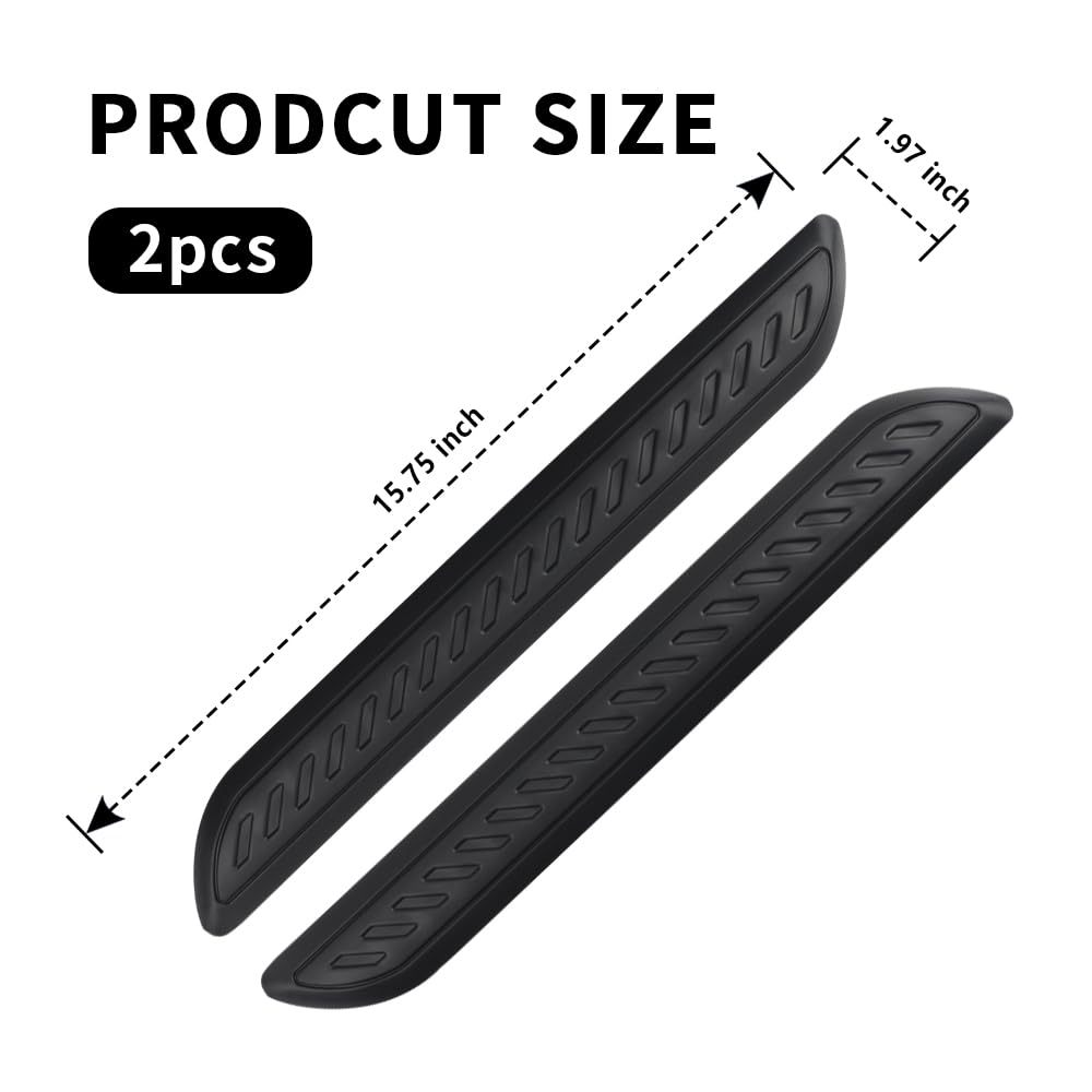 General Motors Front and Rear Bumper Imitation Carbon Fiber Stripe Anti-Collision Strip Protective Strip Anti-Scratch Strip for Car Body