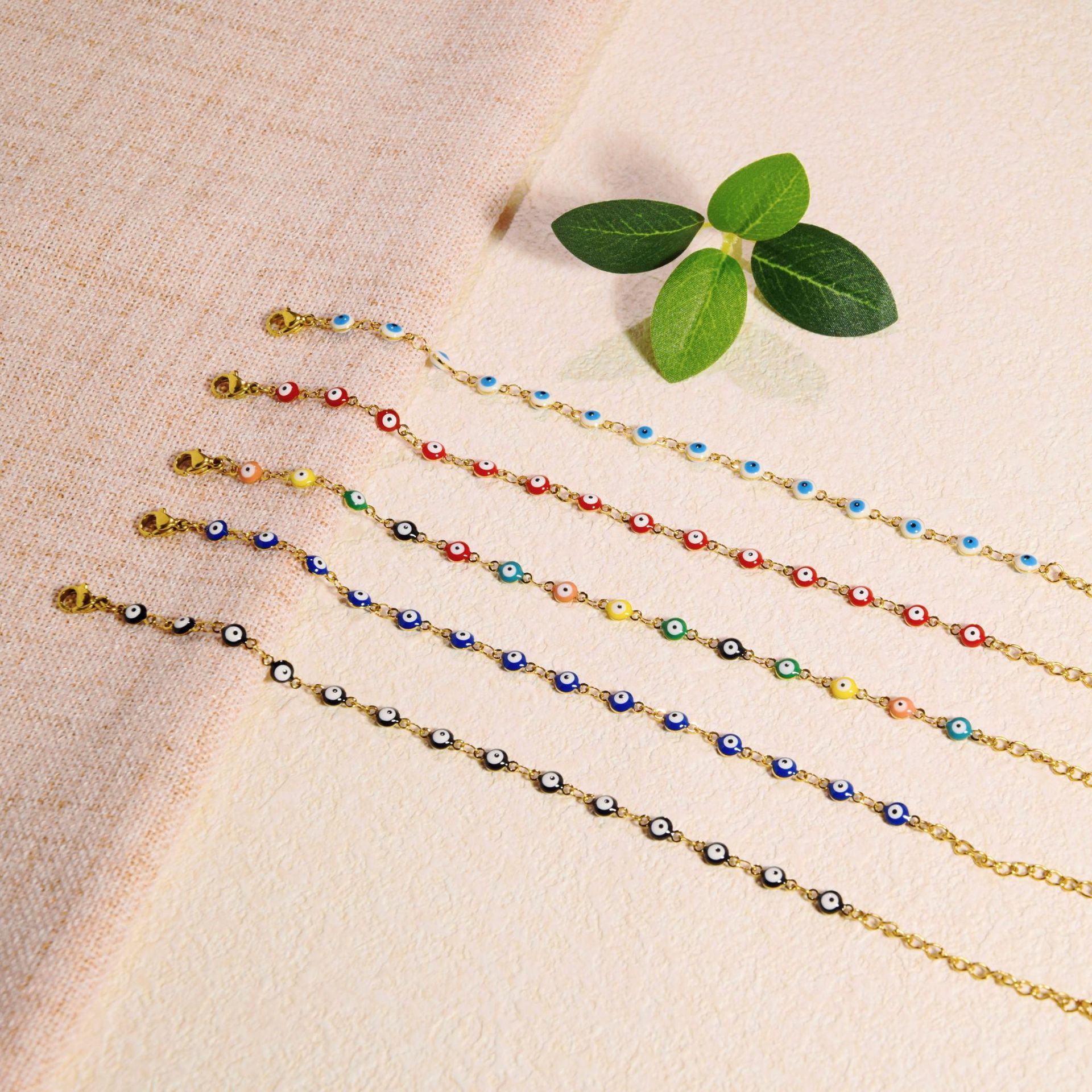 Lucky Evil Eye Red String Bracelet Protection Jewellery Handmade_voghion.com