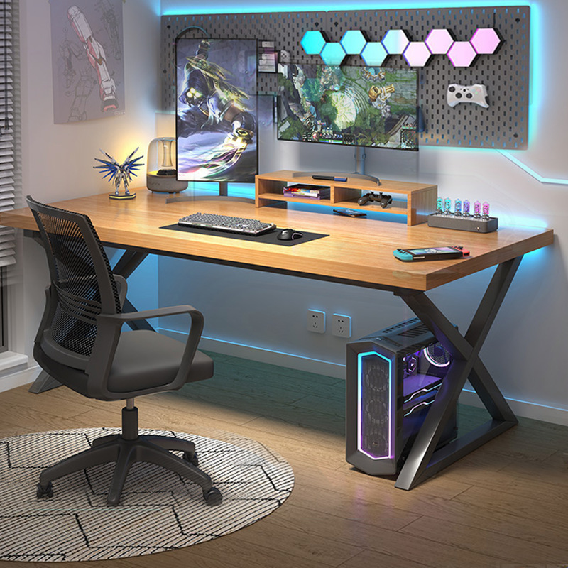 In-Stock Home-Use Gaming Desk, Desktop Table for Small Apartments, Bedroom, Study, Simple Computer Desk, Work Desk, Writing Desk