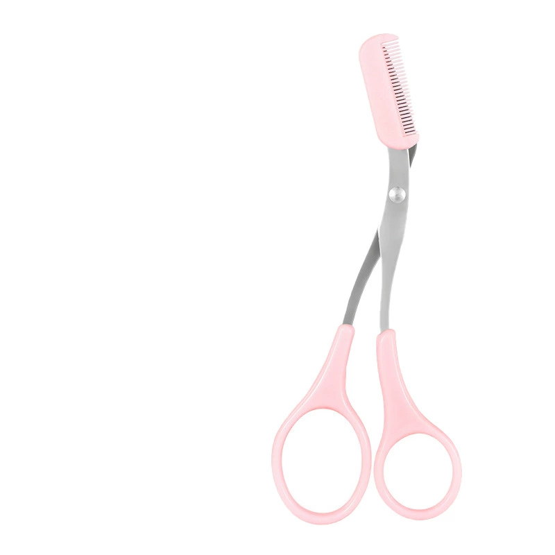 Eyebrow Trimming Knife, Folding Safe Razor for Beginners with Scissors, Portable 15 cm