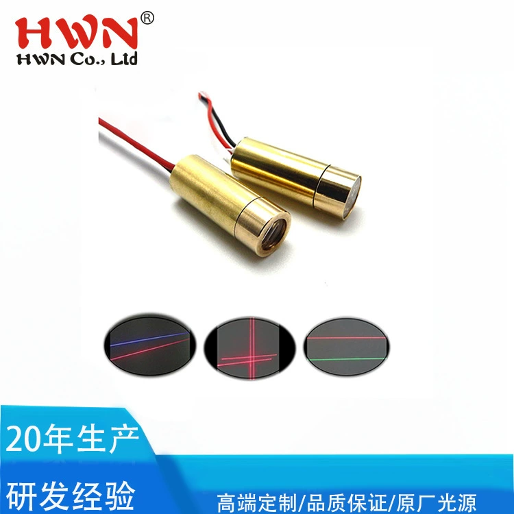 Производитель поставляет промышленный лазерный модуль с красным лазерным лучом прямой линии 9,0 мм.