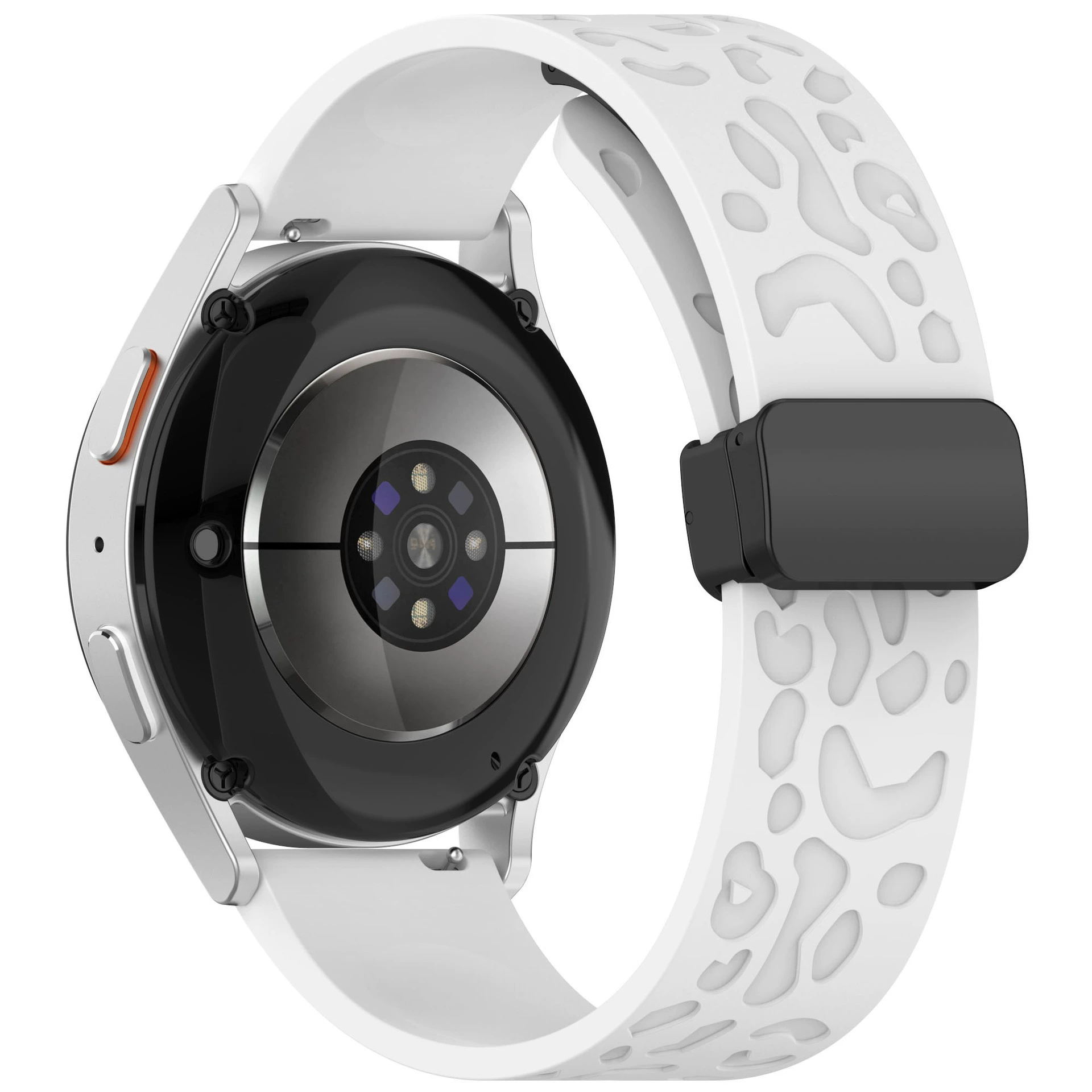 Подходит для Samsung Galaxy Watch7654 Leopard Magnetic Blockbusbus TPU ремешок Huawei GT5 Jiaming ремешок