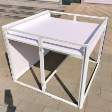 铁质地堆堆头超市促销台商场展示折叠货架广告桌促销kt板陈列展柜