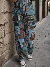 L 66747LJacquard Vintage Cargo Pants 提花复古工装裤速卖