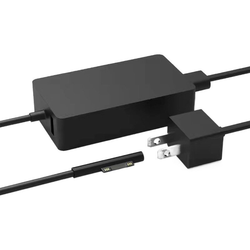 Cargador 65W para el adaptador del cargador del ordenador portátil de la superficie Pro3/4/5 de Microsoft