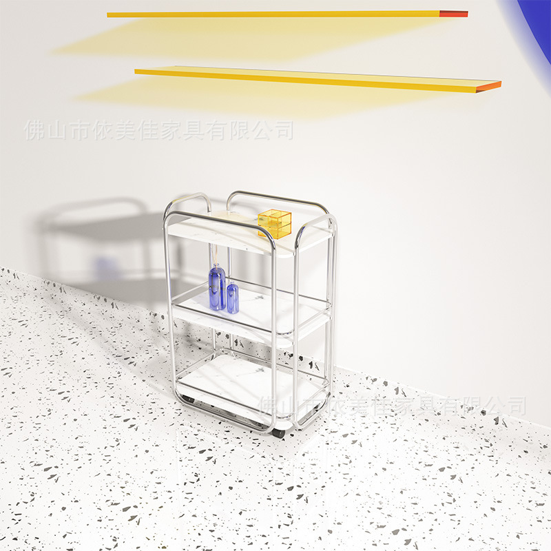 Coche de belleza, coche de herramientas de empuje manual especial para salón de belleza, camión cisterna, carro de burbujas pequeñas, estante de almacenamiento, carro médico