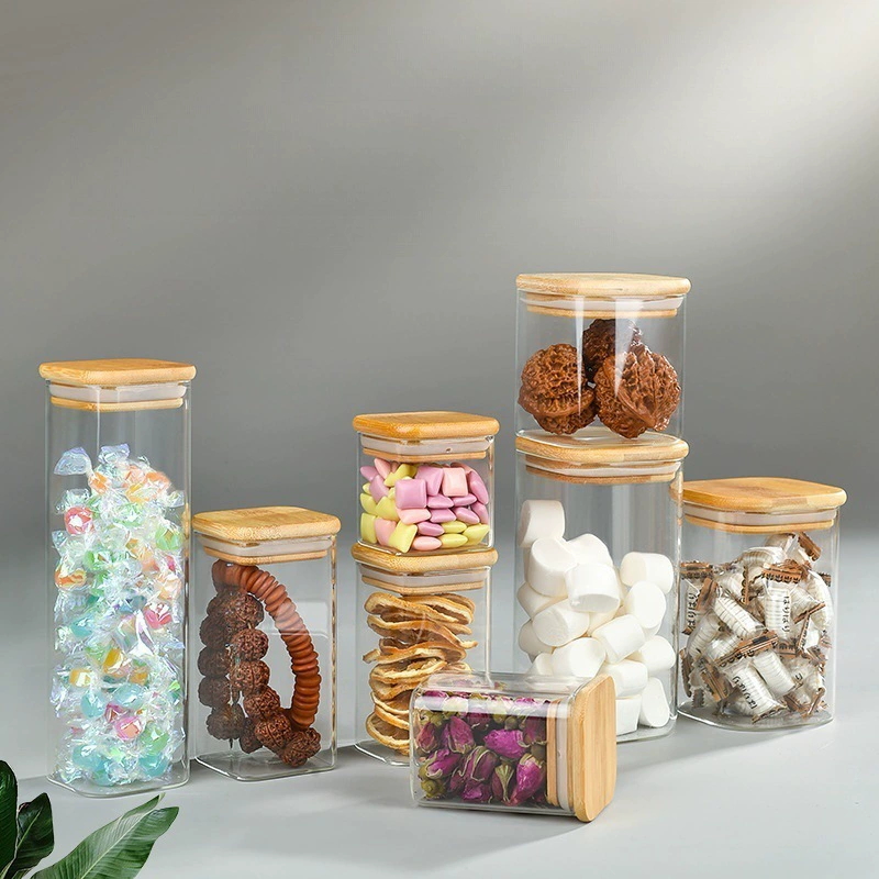 Квадратный резервуар для хранения с высоким содержанием боросиликатного стекла