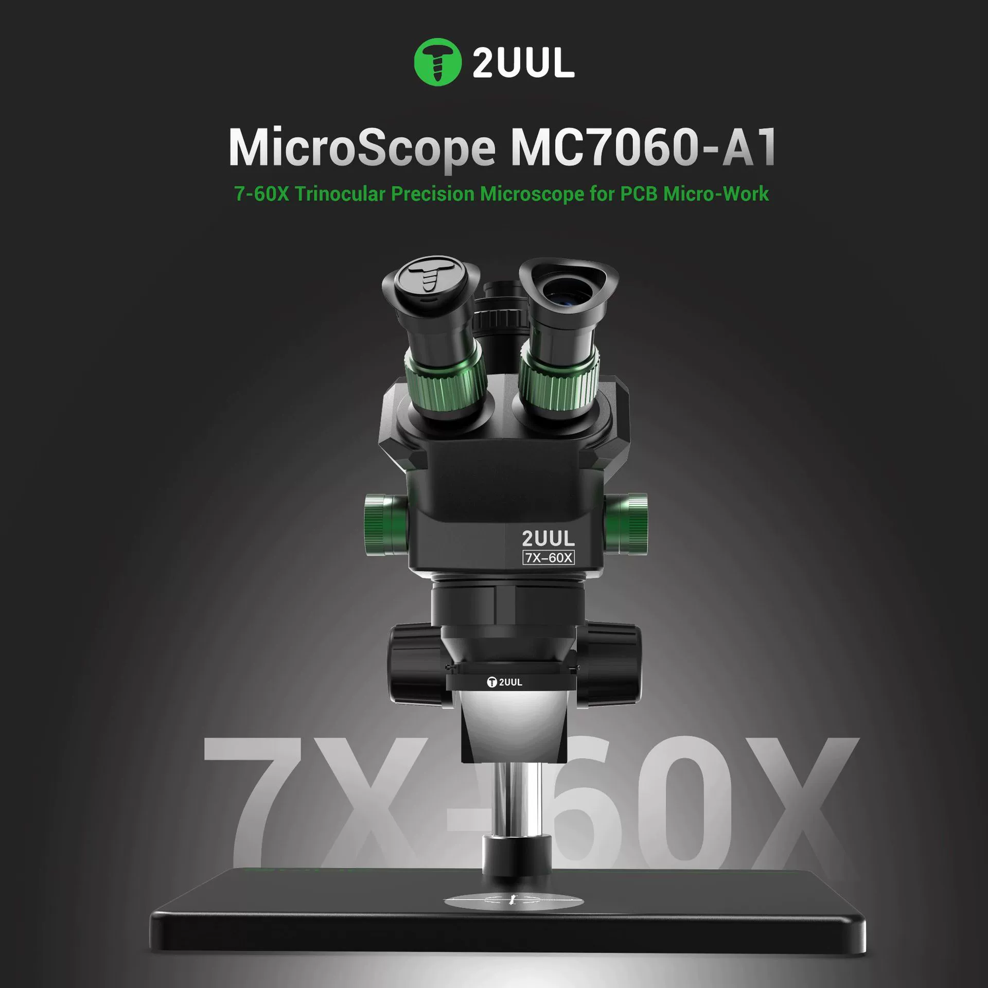 2UUL MC7060X Трех-миниатюрный точный ремонт мобильного телефона PCB материнская плата чип многозадачное специальное микроскопическое оборудование