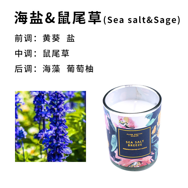 家庭用寝室アロマネットグラス香薫ろうそくins風植物ワックス無煙香薫ろうそくカップ卸売り|undefined