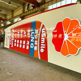 中国石油加油站全铝板品牌立柱灯箱,户外标识广告牌,加油机顶灯箱