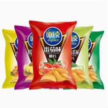 可比克薯片55g原味青瓜味香辣烧烤味番茄味休闲零食解馋夜宵充饥