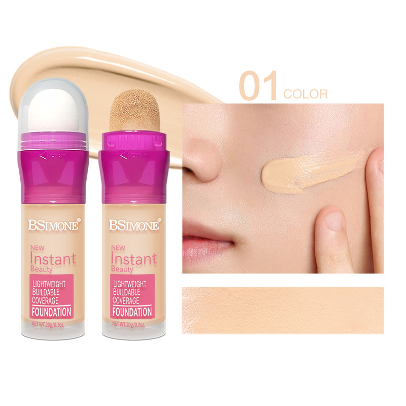 Corrector transfronterizo, sin maquillaje, base líquida de larga duración, supermodelo impecable, maquillaje, base líquida impermeable y a prueba de sudor, no se puede frotar